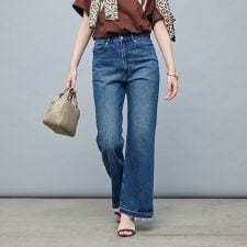 ノーリーズ(NOLLEY'S)の【RM denim】ハイウエストソフトフレアデニム