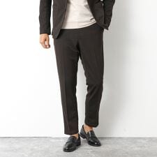 《ビジカジ/セットアップ対応》【尾州】先染めハニカムイージーPT 25AW