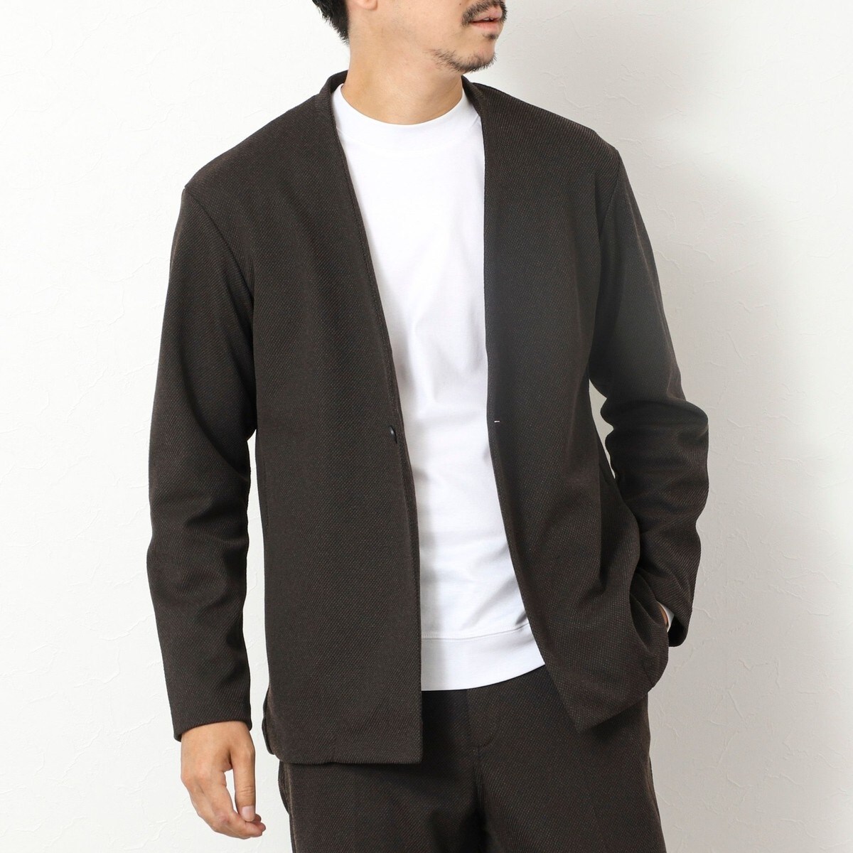 新品未使用 ノーリーズ コート ネイビー色 NOLLEY'S｜ノーリーズのジャケット/アウター（ブルー・ネイビー