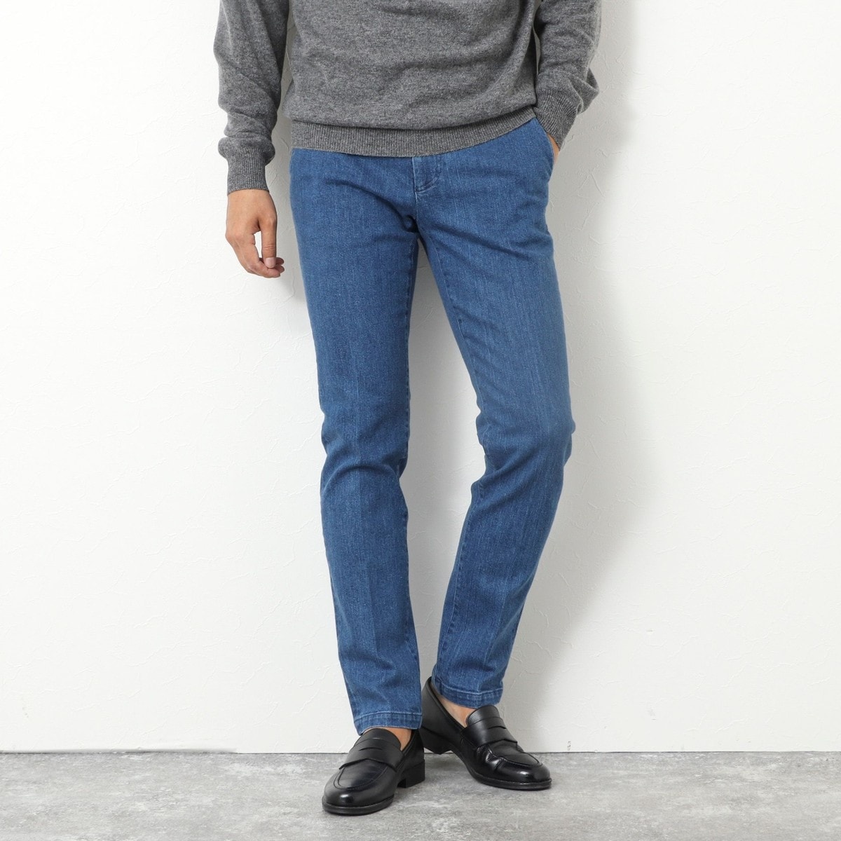 MSG＞12ozオーバーサイズワイドストレート2wayZIPカーゴデニムパンツ