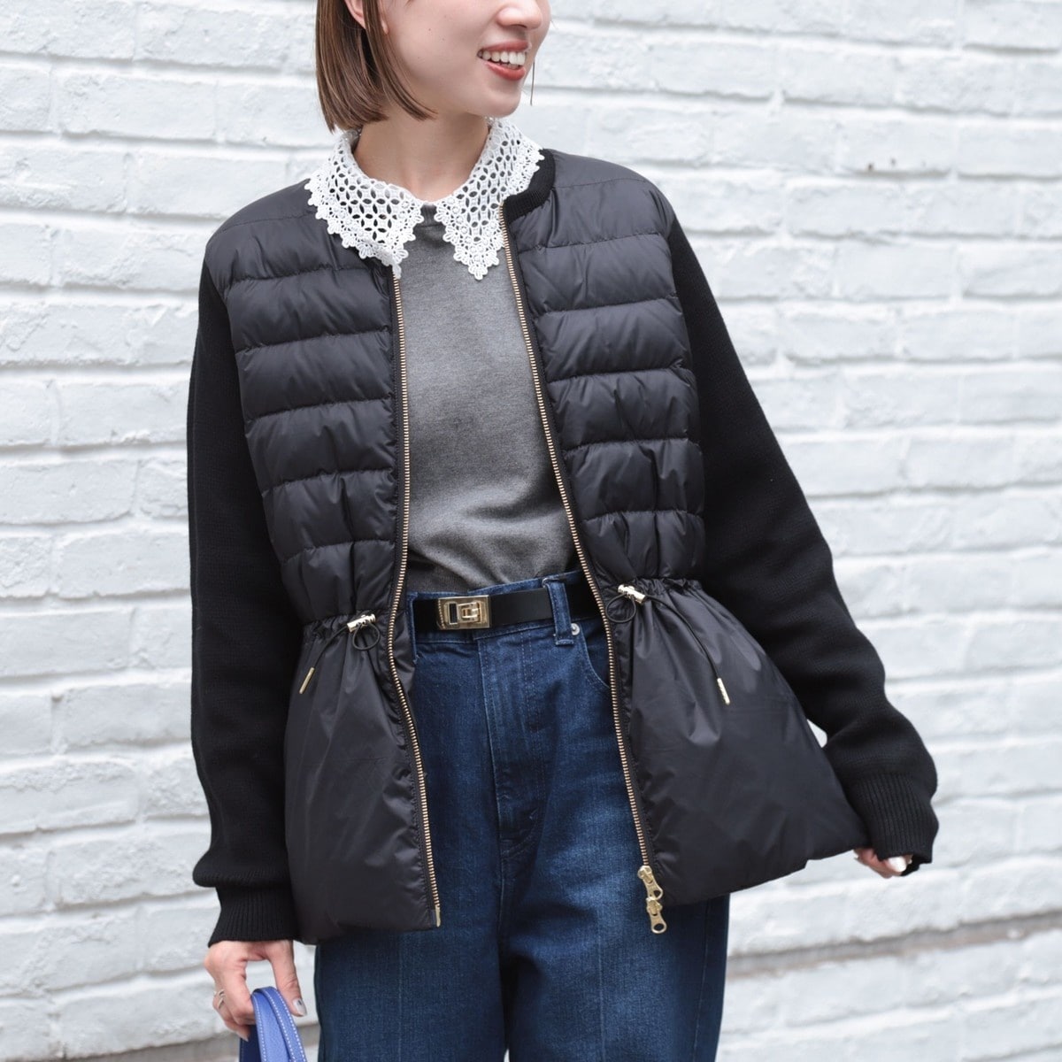 ◇【WEB限定】【TAION/タイオン】別注ダイヤキルト×ボアロング