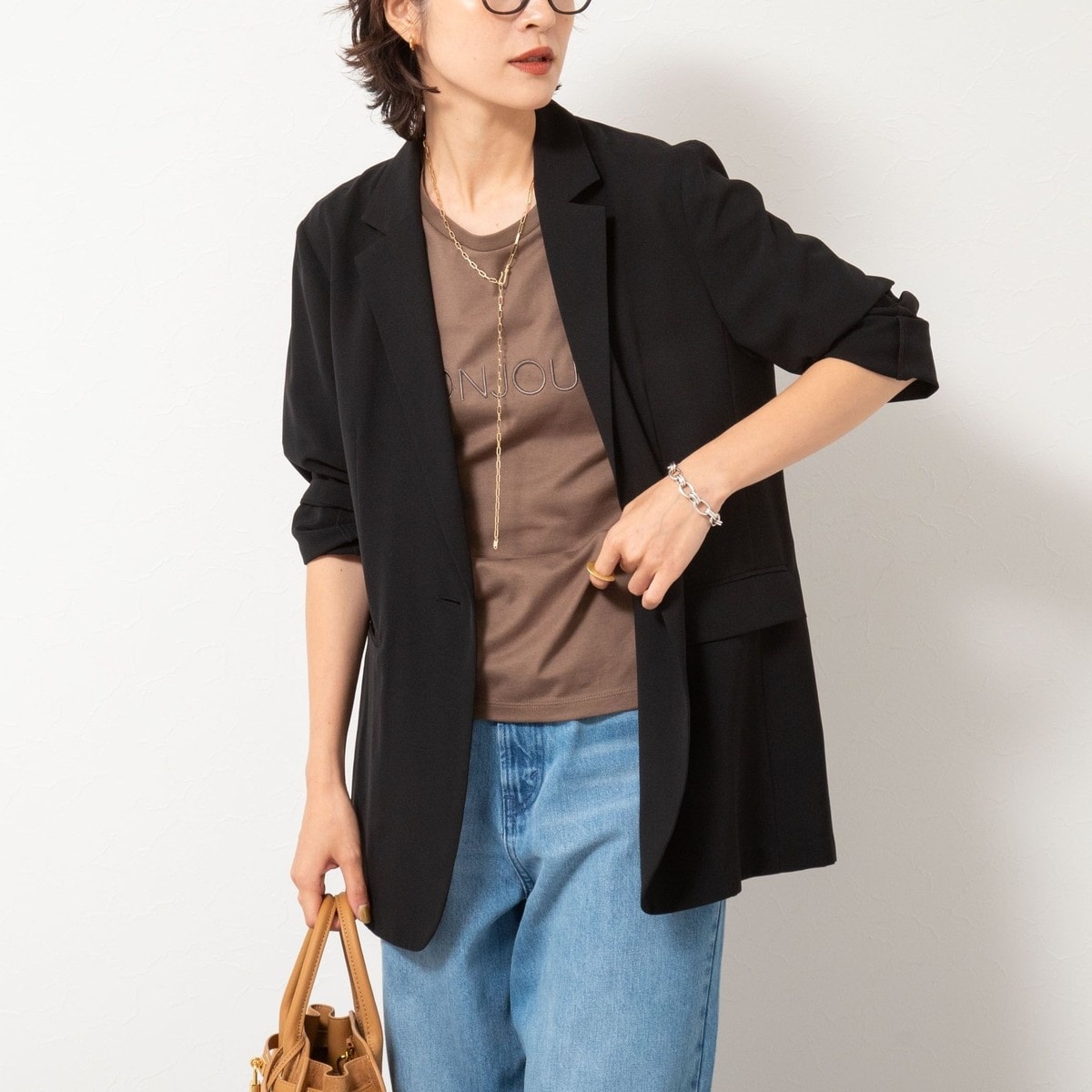 【試着のみ】NOLLEY'S sophi ウォッシャブルシアーライトジャケット NOLLEY'S｜ウォッシャブルシアーシルクライトジャケット
