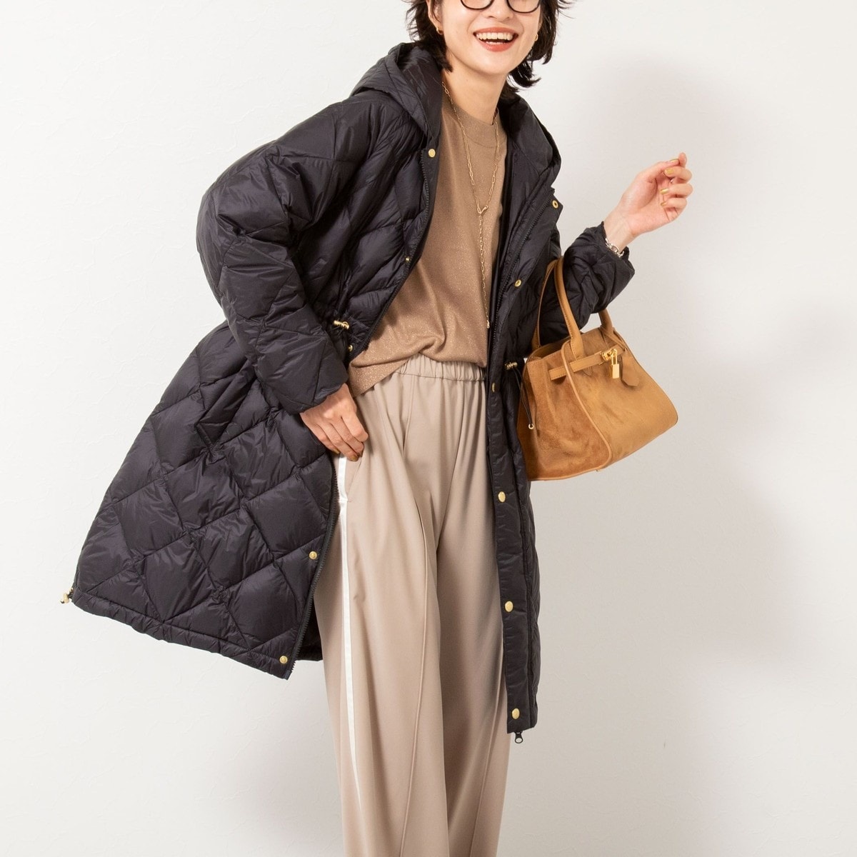NOLLEY'S【TAION/タイオン】別注ダイヤキルトスタンドロングダウン ノーリーズ NOLLEY'S ◇【WEB限定】【TAION/タイオン】別注