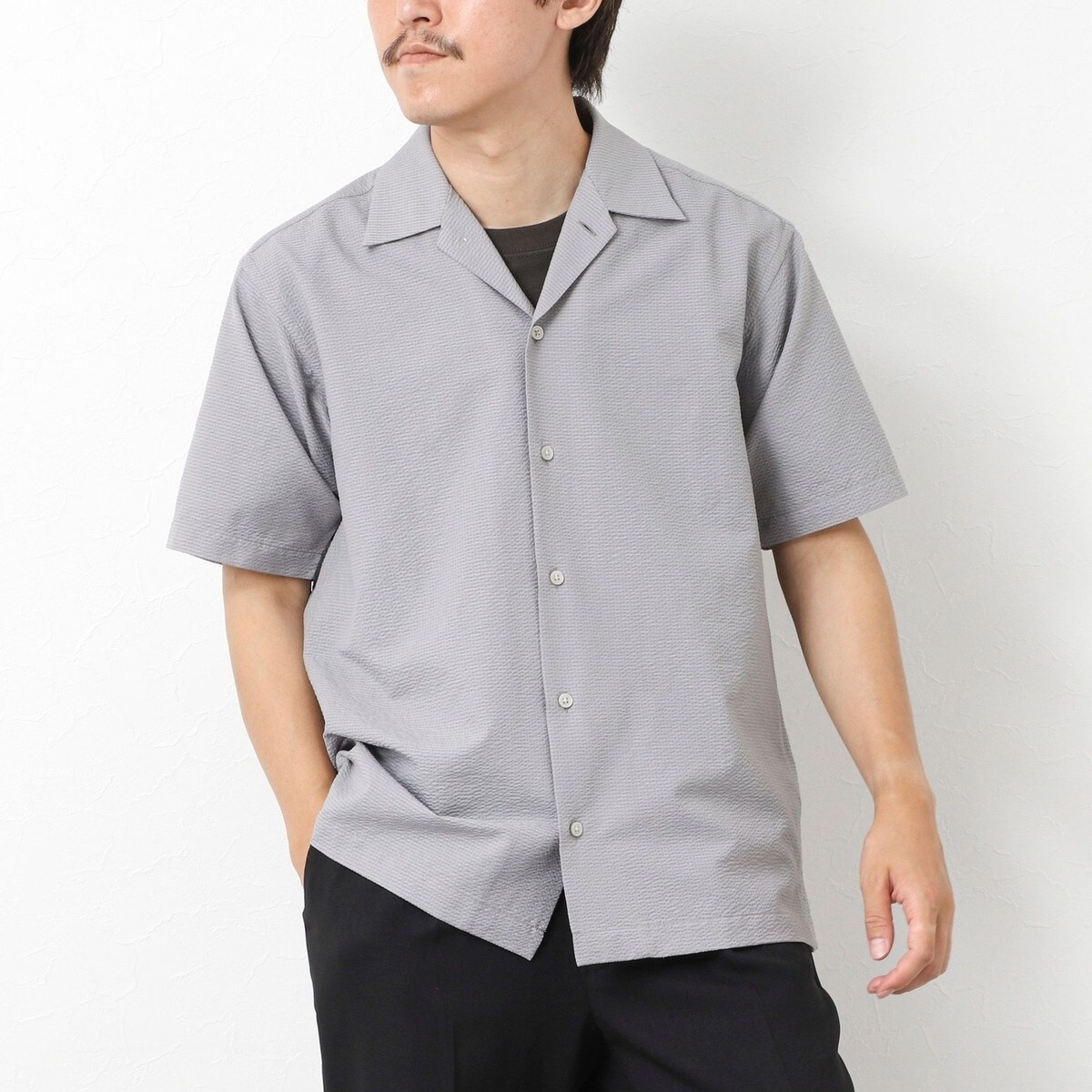 NOLLEY&#39;S - ノーリーズ　ブルーストライプ　半袖シャツ　フレンチスリーブ ノーリーズ ブルー ストライプ半袖シャツ フレンチスリーブ 綿 M