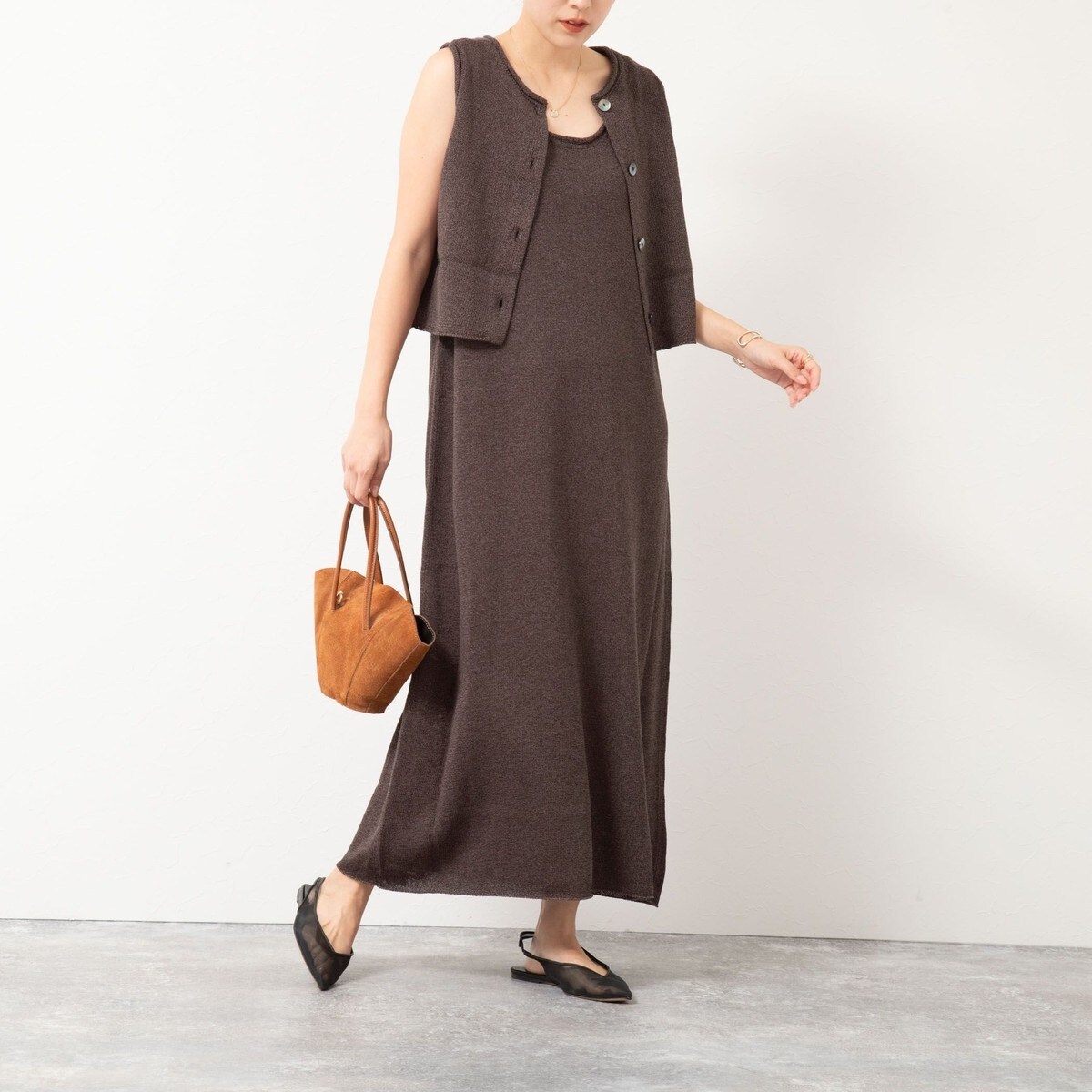 美品TICCAティッカ リネン ノースリーブ シャツワンピース日本製ピンク 美品TICCAティッカ リネン ノースリーブ シャツワンピース日本製