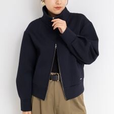 《セットアップ対応》ウォッシャブルエアボールスタンドジップブルゾン