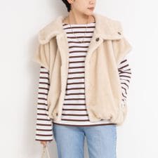 エコファー衿付ベスト
