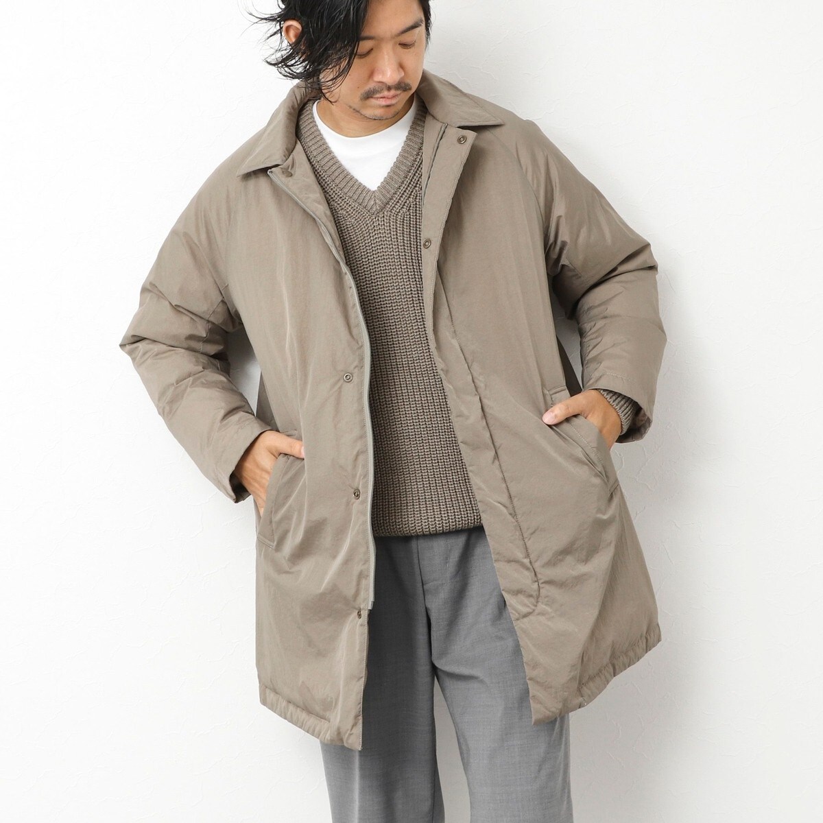 NOLLEY'S TAION 別注ダウンステンカラーコート 会員限定 BLACK FRIDAY対象］【TAION/タイオン】別注ダウンステン