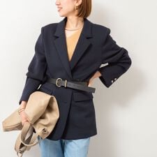 《セットアップ対応》ウォッシャブルエアボールテーラージャケット