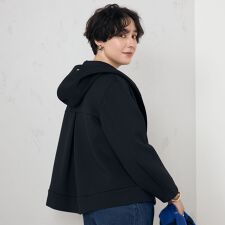 《セットアップ対応》ウォッシャブルエアボールフードブルゾン