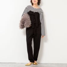 《手洗い可能》《セットアップ対応》ニットオールインワン