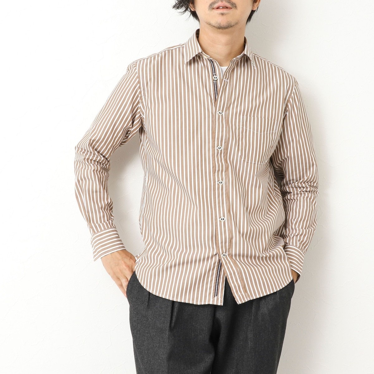 ノーリーズ グッドマン（NOLLEY’S goodman）/パラシュートボタン レギュラーカラーシャツ 25AW パラシュートボタン レギュラーカラーシャツ 25AW | ノーリーズ