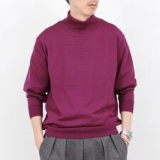 ウォッシャブル タートルネックニット 25AW