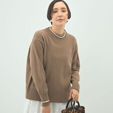 5Gノアリスクルーネックプルオーバーニット