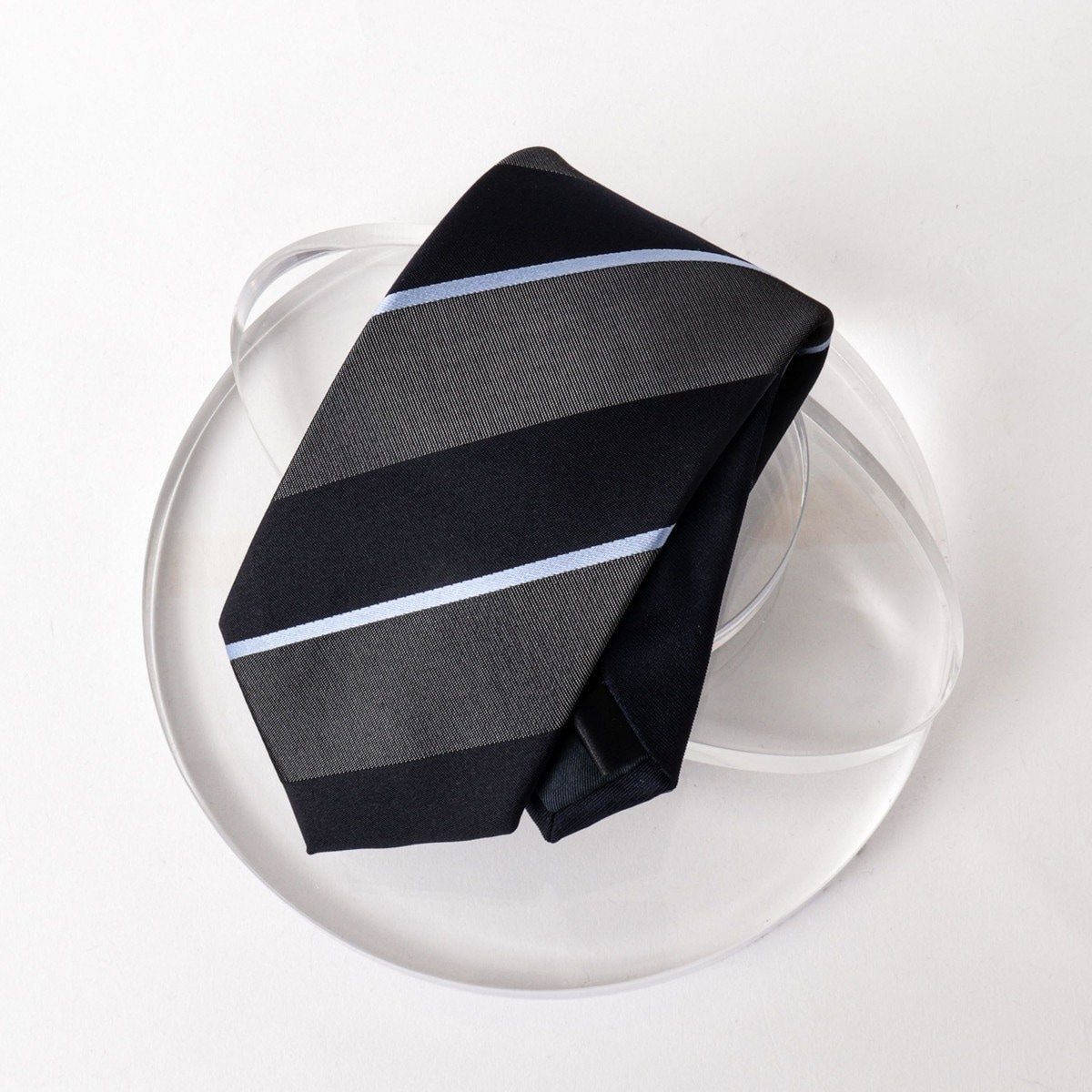 CANEPA スリーカラーストライプネクタイ 25AWコレクション