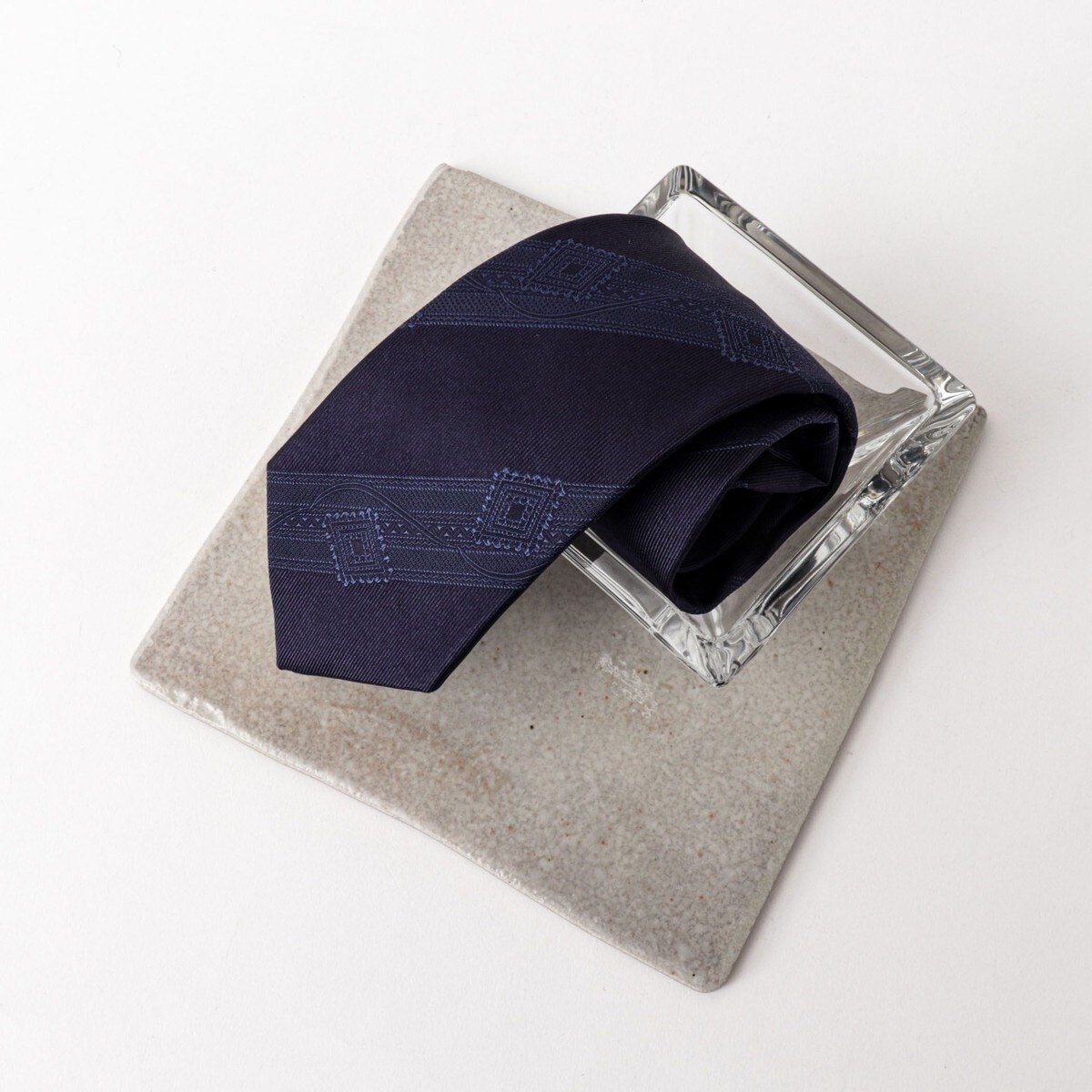 Classico Seta バブリングストライプネクタイ 25AWコレクション