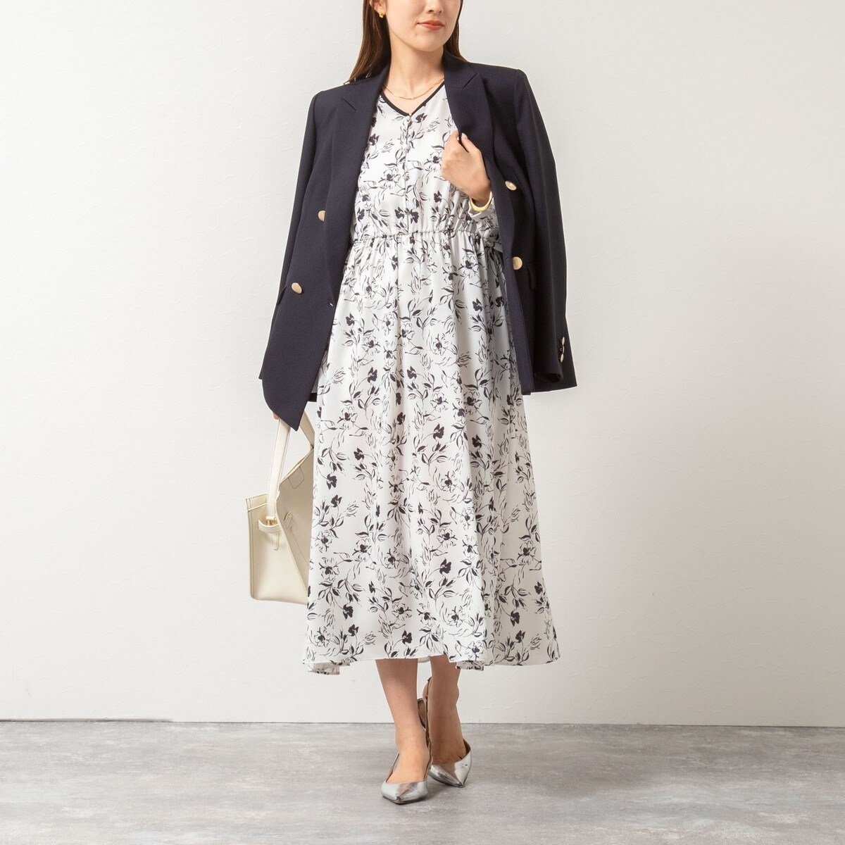 ノーリーズ　ソフィー　グラデドットジャガードワンピース　３８　新品タグ付き グラデドットジャガードワンピース | ノーリーズ(NOLLEY'S