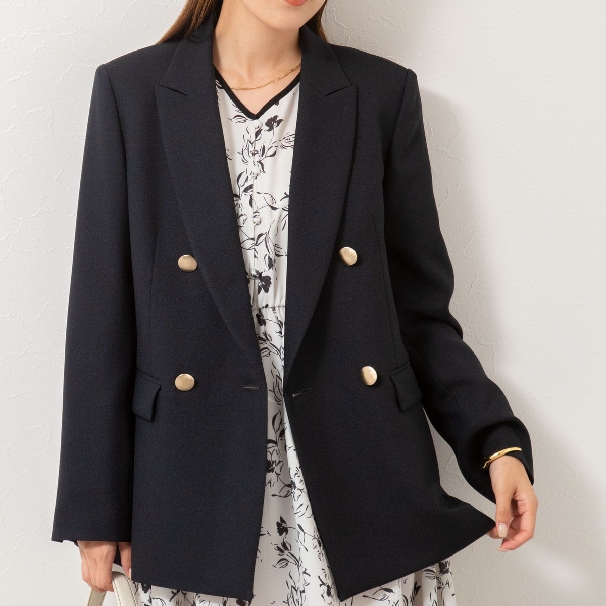 最終価格♡ NOLLEY'S sophi シャークダブルジャケット ウォッシャブルシャークダブルジャケット | ノーリーズソフィー