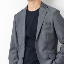 《ビジカジ対応》超長綿ハイゲージシルケット ポンチドレスCN ロンT 25AW