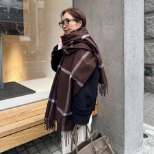 ノーリーズ(NOLLEY'S)の【TWEEDMILL/ツィードミル】ラムズウールストール