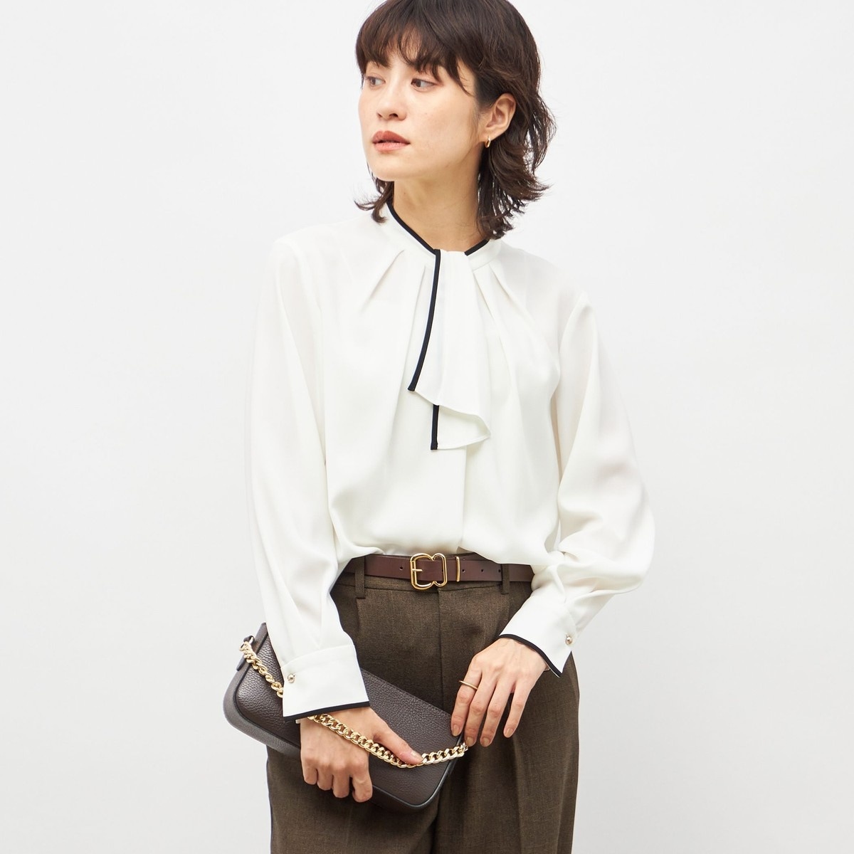 ウォッシャブル2WAYストレッチブラウス | ノーリーズ(NOLLEY'S