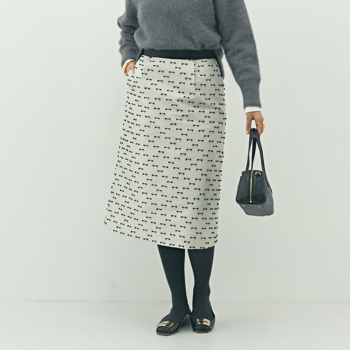 NOLLEY'S ノーリーズ　高機能フィブリルサテンバイヤススカートセットアップ NOLLEY'S（ノーリーズ）の「《セットアップ対応》高機能 フィブリル