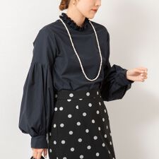 ノーリーズ(NOLLEY'S)の【MARILYN MOON/マリリーンムーン】タックフリルボリュームブラウス