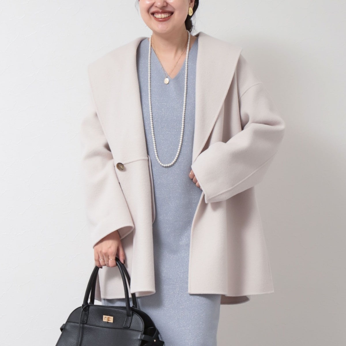 DANTON × Ray BEAMS ／ 別注 モッサ ノーカラー ダウン