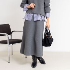 《セットアップ対応》ウォッシャブルダンボールフレアスカート