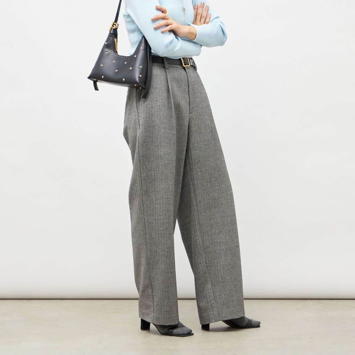 ウォッシャブルピーチツイルラップワイドパンツ | ノーリーズソフィー