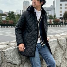 Traditional weatherwear】別注 DERBY HOOD キルティングジャケット 