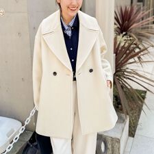 【一部WEB限定アイテム】SP140リバーコート起毛メルトン仕上げ