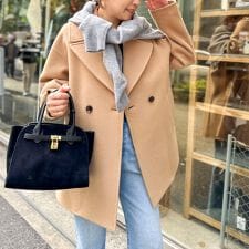 ノーリーズ(NOLLEY'S)の【一部WEB限定アイテム】SP140リバーコート起毛メルトン仕上げ