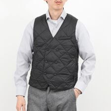 ノーリーズ グッドマン(NOLLEY’S goodman)の【TAION/タイオン】W-BREASTED SNAP BUTTON DOWN GILET 25AW