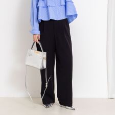 ノーリーズ(NOLLEY'S)のウォッシャブル裏起毛イージーワイドパンツ