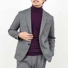 《セットアップ対応》【Active Jersey】ホームスパン ストレッチイージーJK