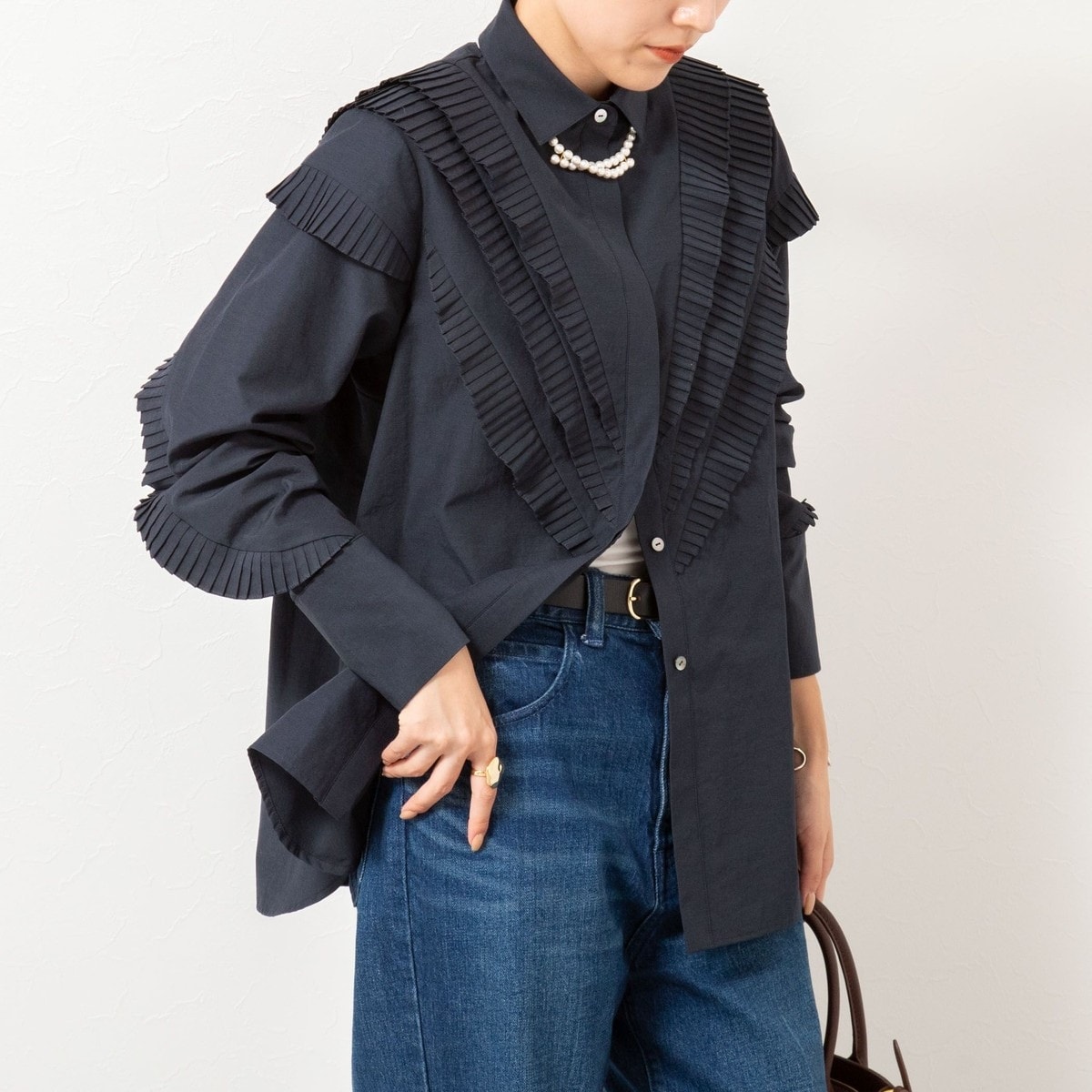 タンブラーストライプ3WAYシャツRuru☆プロフ必読さん タンブラーストライプ3WAYシャツRuru☆プロフ必読さん NOLLEY'S