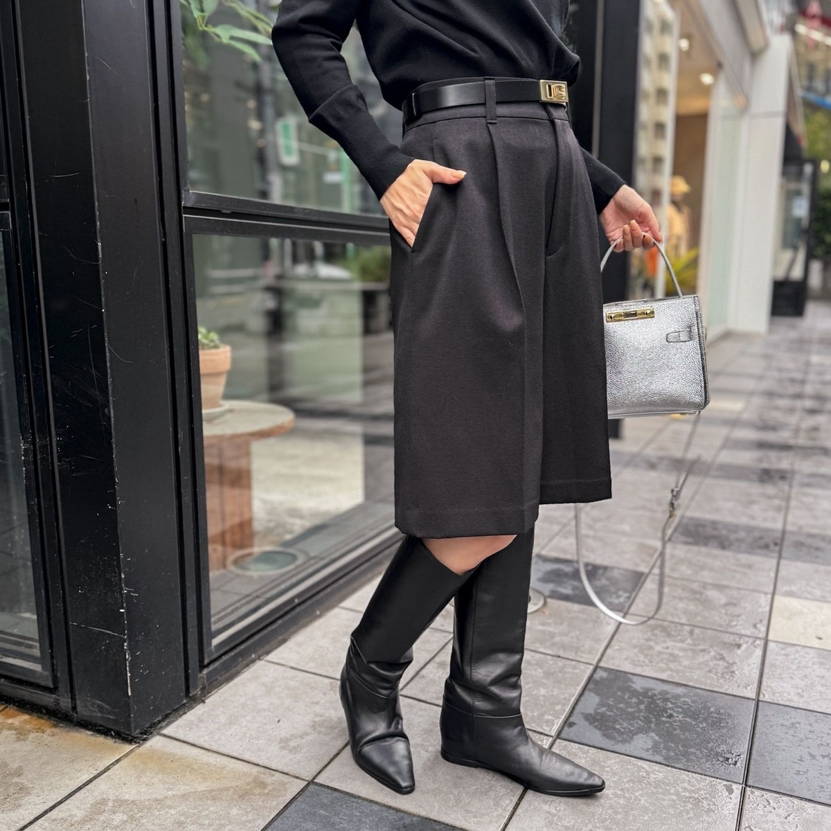 ノーリーズ（NOLLEY’S）/ウォッシャブルフラノ風ハーフパンツ ウォッシャブルフラノ風ハーフパンツ | ノーリーズ(NOLLEY'S) | マルイ