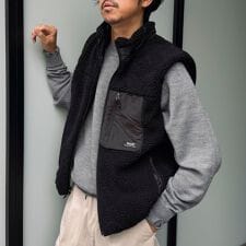 ノーリーズ グッドマン(NOLLEY’S goodman)の【TAION/タイオン】DOWN×BOA REVERSIBLE VEST 25AW