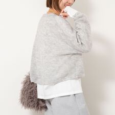 《手洗い可能》スパンコールプルオーバー