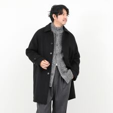 《ビジカジ対応》尾州ビーバーステンカラーコート 25AW