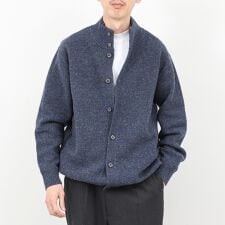ノーリーズ グッドマン(NOLLEY’S goodman)のスタンドカーディガン 25AW