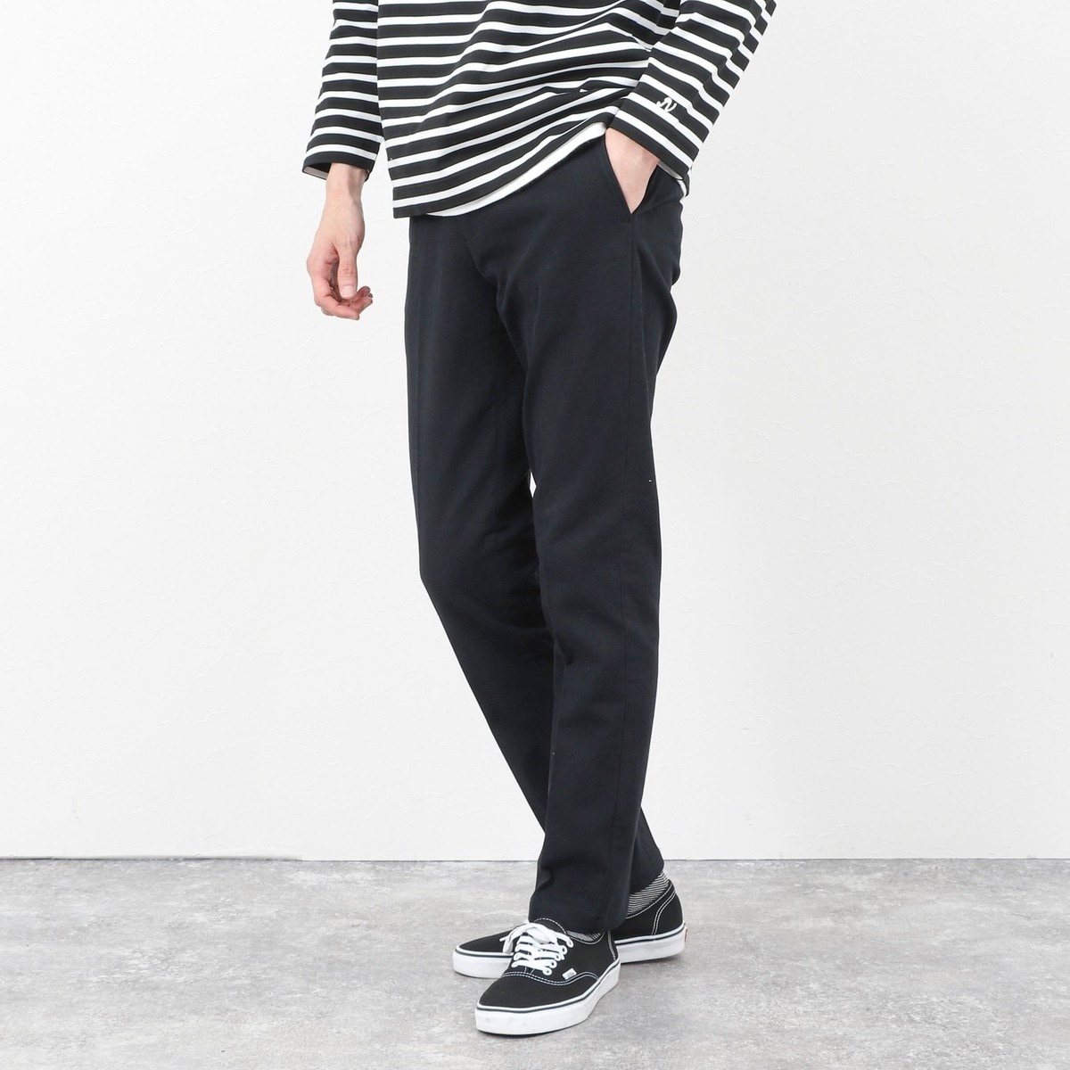 ノーリーズ グッドマン（NOLLEY’S goodman）/コットンカルゼ裏微起毛ストレッチスリムフィット 25AW コットンカルゼ裏微起毛ストレッチスリムフィット 25AW | ノーリーズ