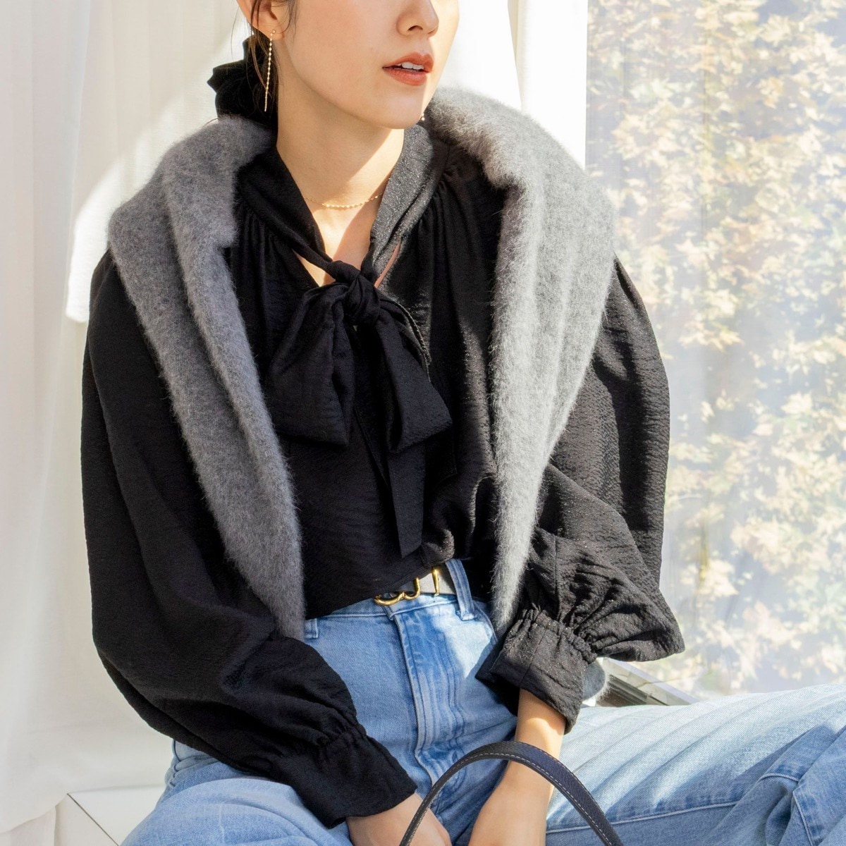 ノーリーズ（NOLLEY’S）/ウォッシャブルシアーボウタイ2WAYブラウス ウォッシャブルシアーボウタイ2WAYブラウス | ノーリーズ(NOLLEY'S