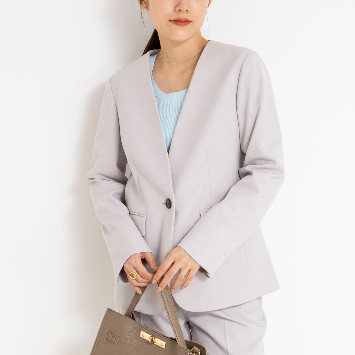 ノーリーズ(NOLLEY'S) レディース ノーカラージャケット の一覧