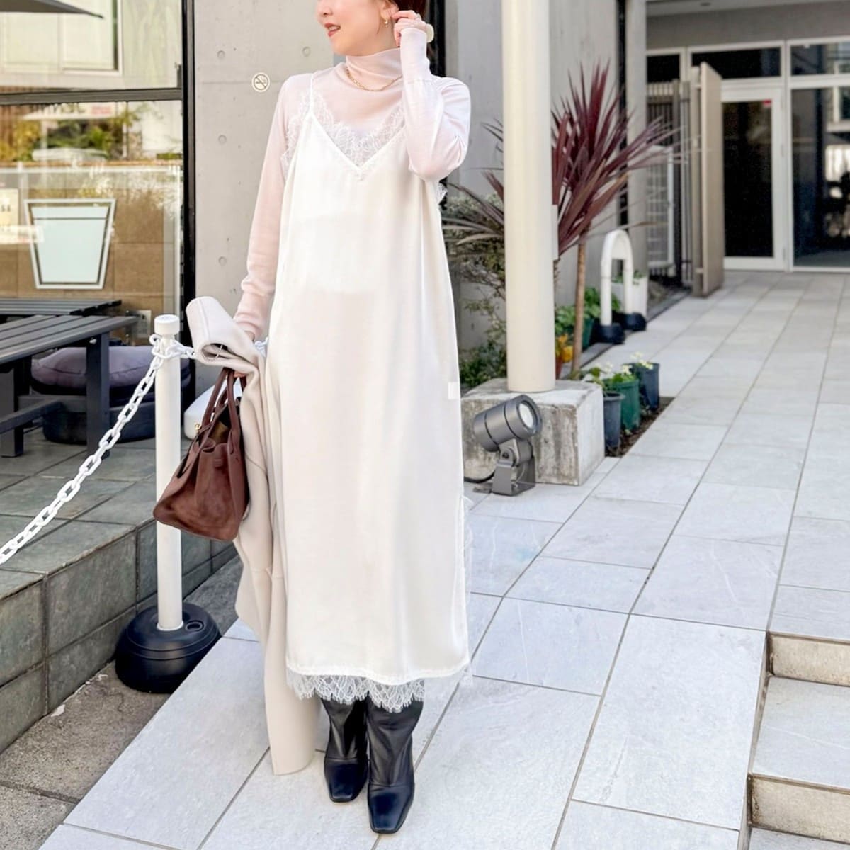 ウォッシャブルベルト付きジャンスカ | ノーリーズソフィー(NOLLEY'S