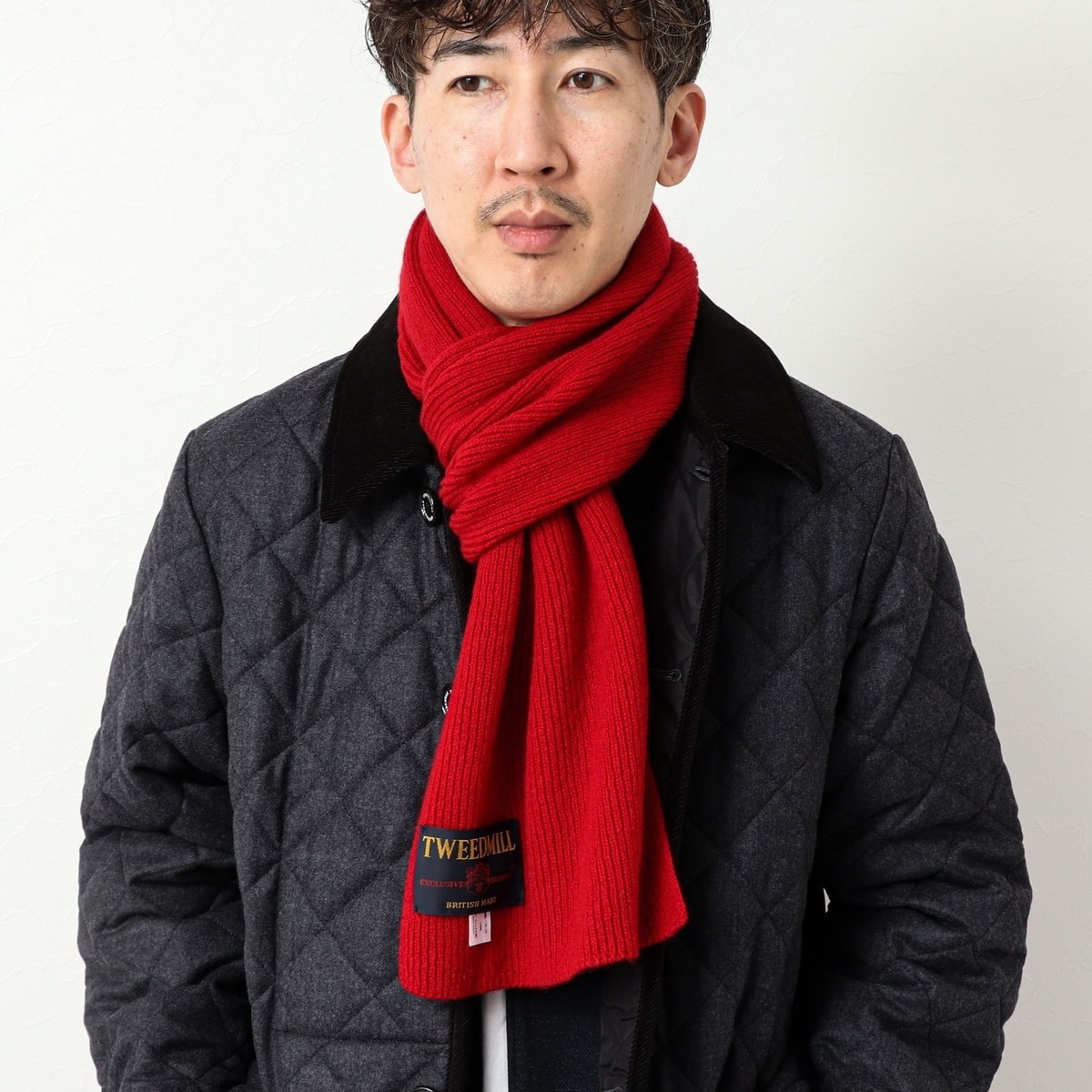 TWEEDMILL/ツイードミル】別注ウールリブマフラー25 | ノーリーズ