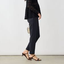 《セットアップ対応》ウォッシャブルダンボールテーパードパンツ