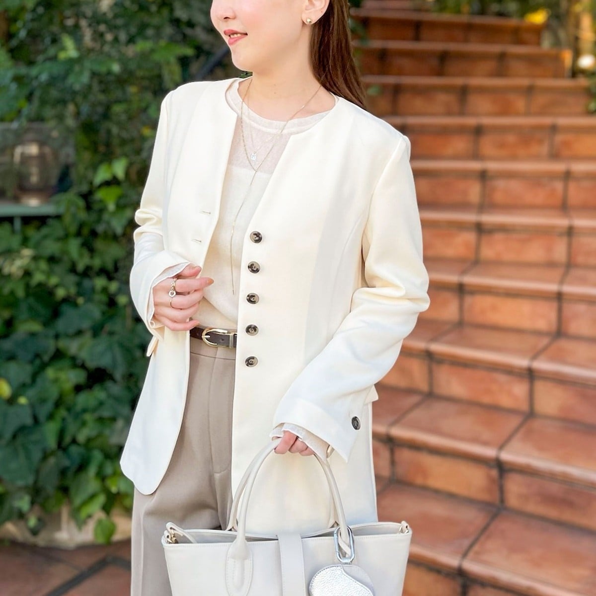 ファンシーツイードノーカラージャケット | ノーリーズ(NOLLEY'S