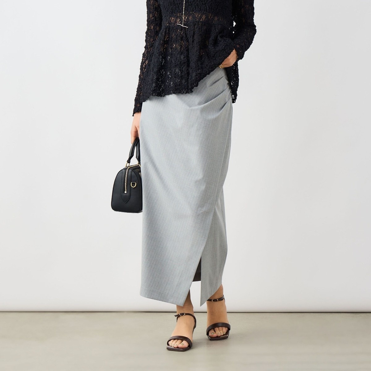 ウォッシャブルラッセルチュールプリーツスカート | ノーリーズ